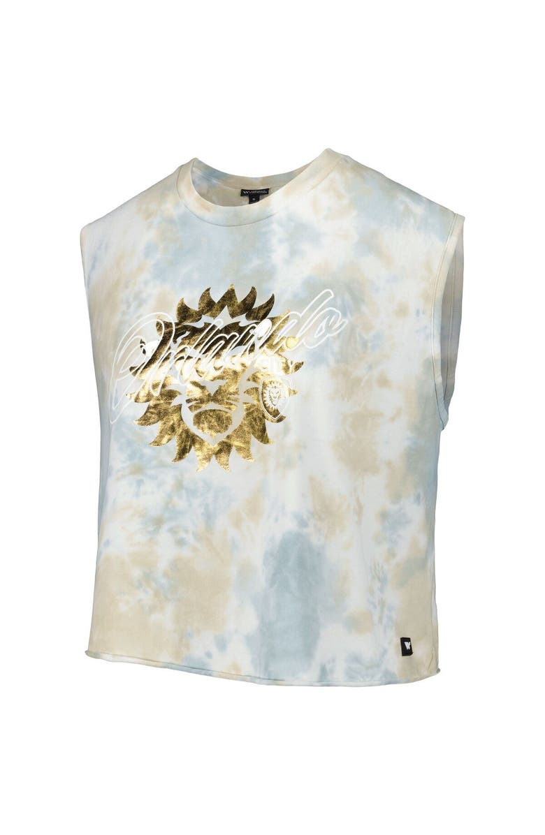 THE WILD COLLECTIVE Women's The Wild Collective Orlando City SC Tie-Dye Jersey Tank Top, Alternate, color, Khaki