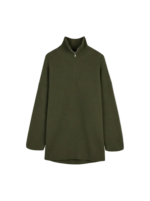 Cashmere Quarter-Zip Sweater