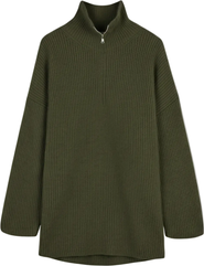 GOBI Mongolian Cashmere Cashmere Quarter-Zip Sweater