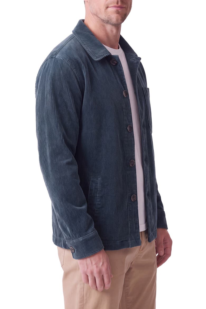 Corduroy Utility Jacket, Alternate, color, WASHED INDIGO