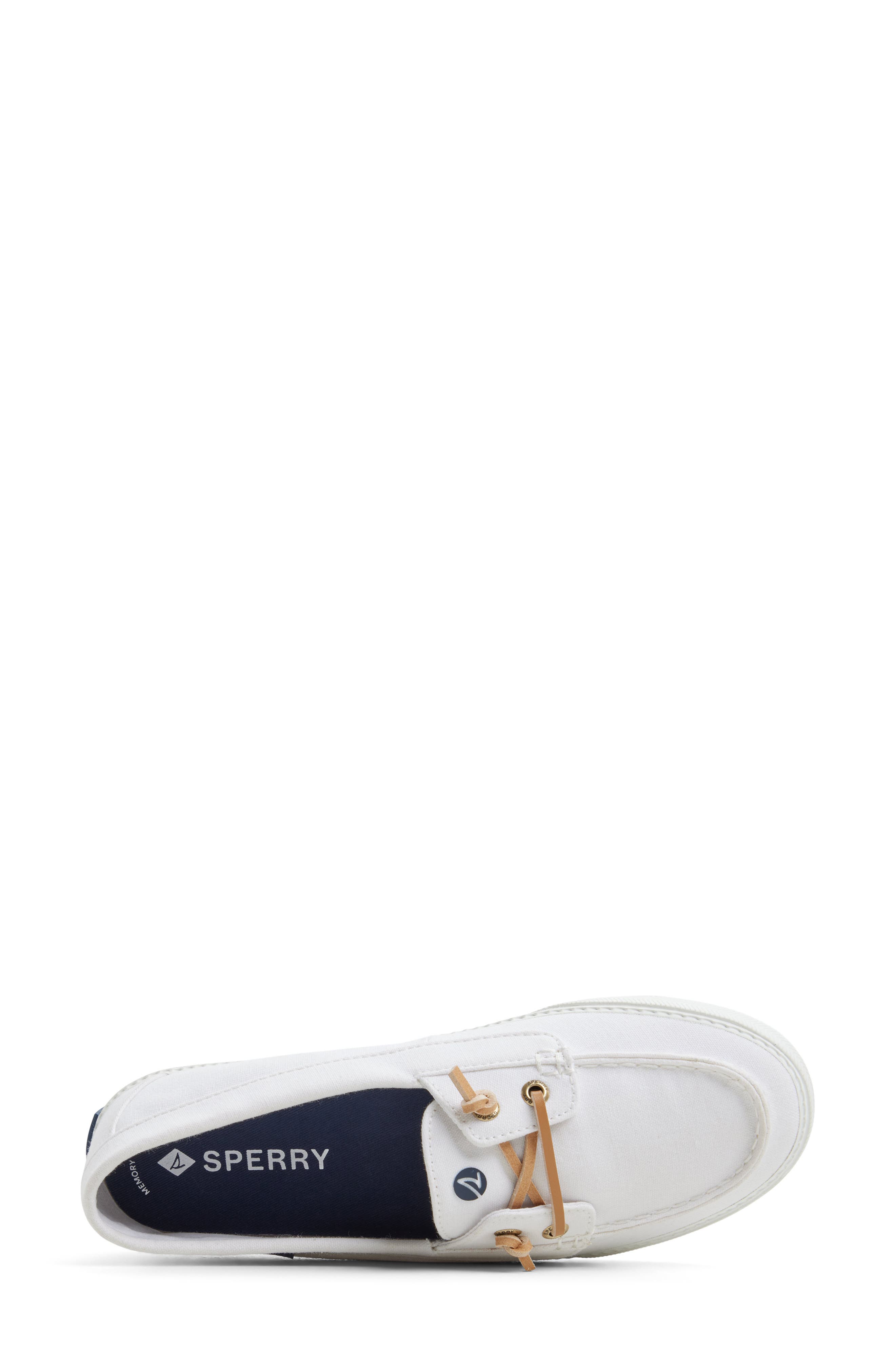 Sperry Sailaway Boat Shoe, Alternate, color, White