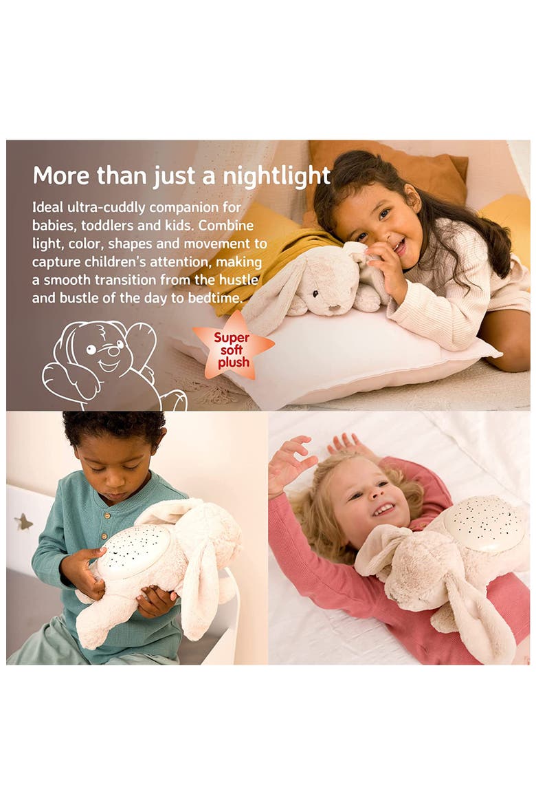 Twilight Buddies - Calming Plush Toy & Nightlight Star Projector, Alternate, color, BEIGE
