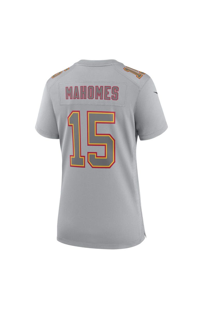 Nike Women's Nike Patrick Mahomes Gray Kansas City Chiefs Super Bowl LVII Patch Atmosphere Fashion Game Jersey, Alternate, color,
