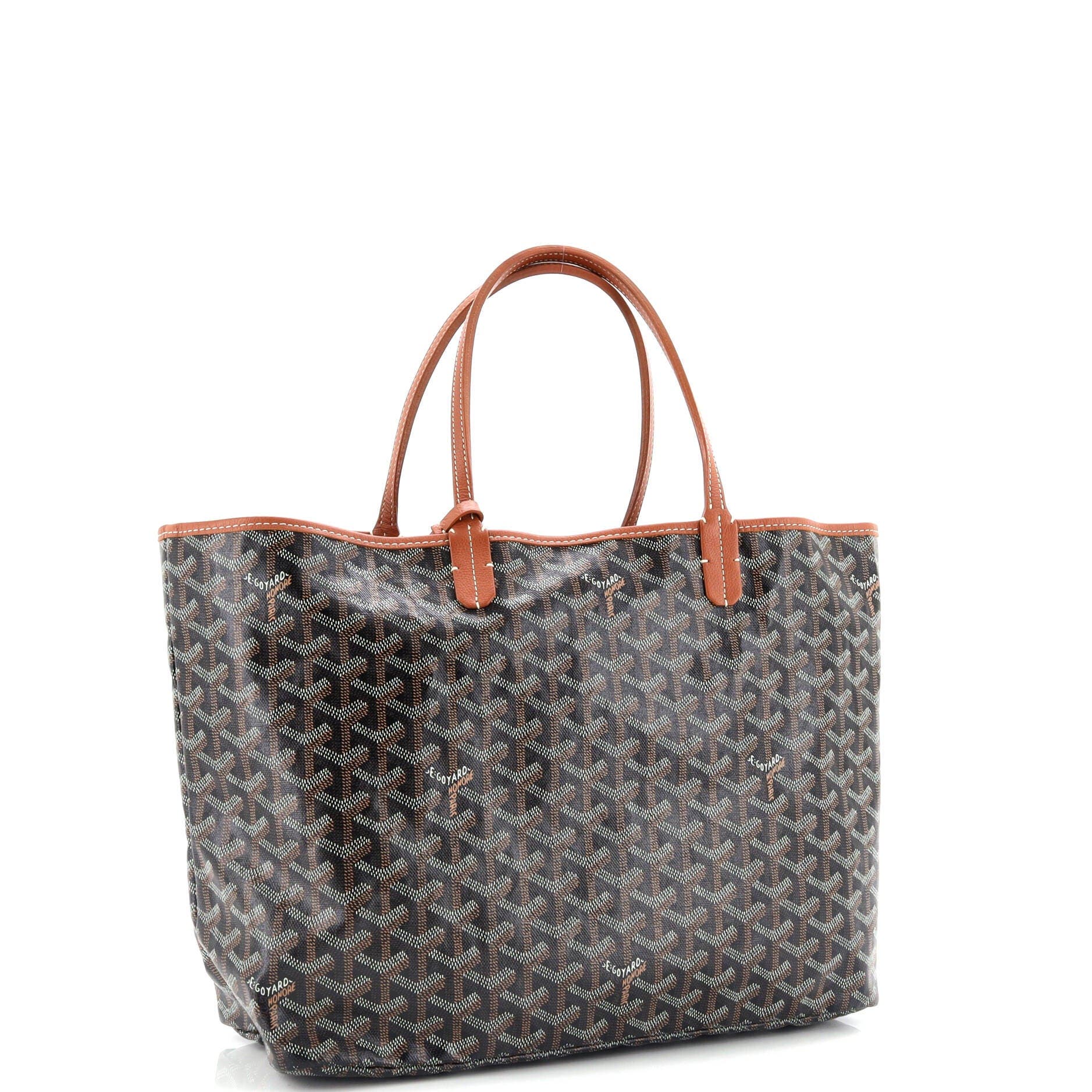 Pre-Owned Goyard Saint Louis Tote Coated Canvas PM, Alternate, color, 