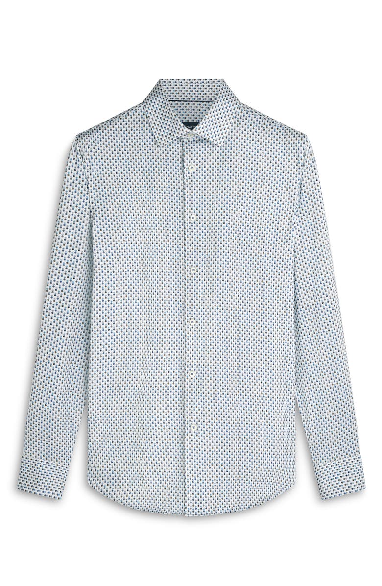 Bugatchi James OoohCotton<sup>®</sup> Double Dot Print Button-Up Shirt, Alternate, color,