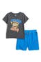 Kids' Graphic T-Shirt & Shorts Set