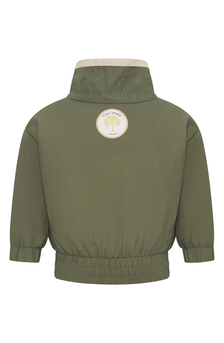 TINY TRIBE Parachute Windbreaker, Alternate, color, Green Multi