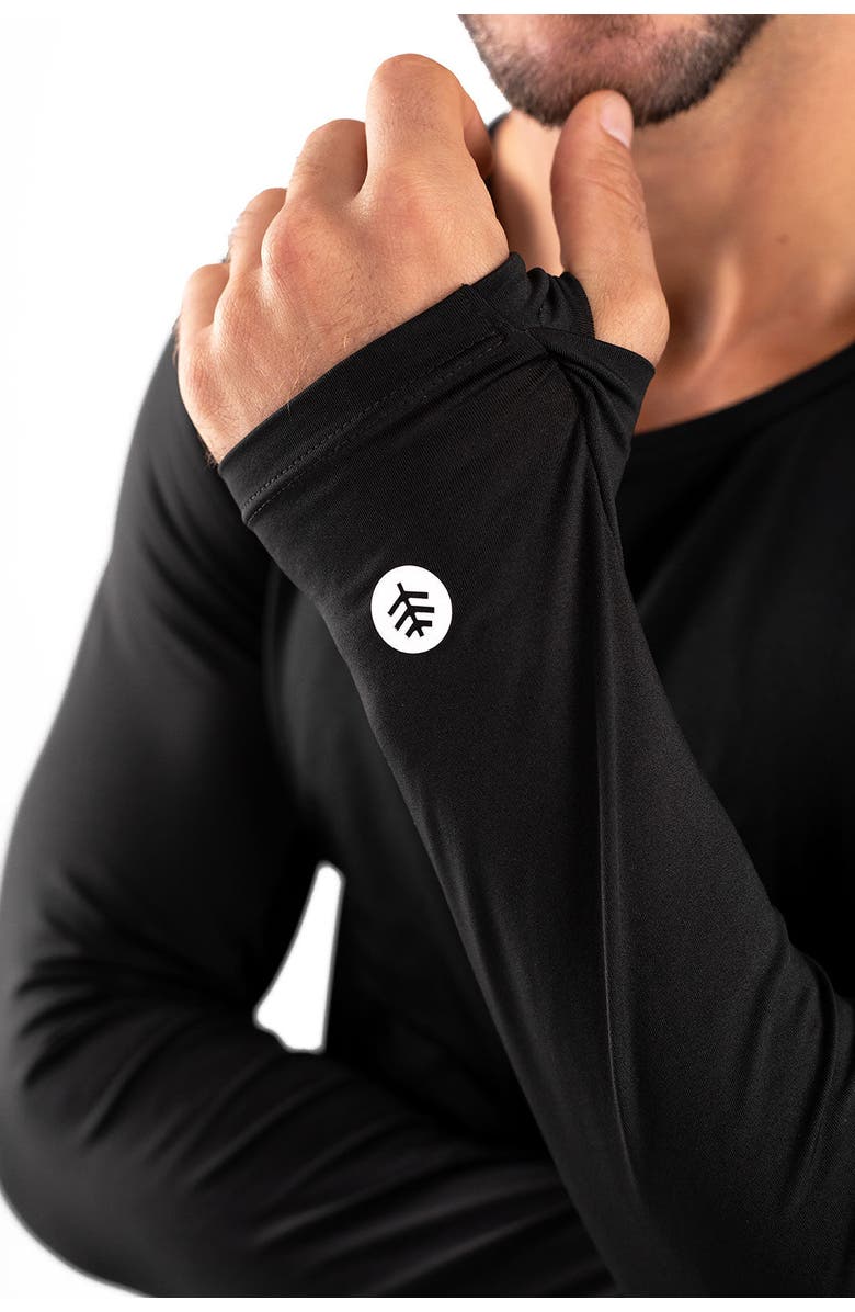 Coolibar Men's UV Shoulder Sleeves - UPF 50+ Sun Protection - Larix, Alternate, color, Black