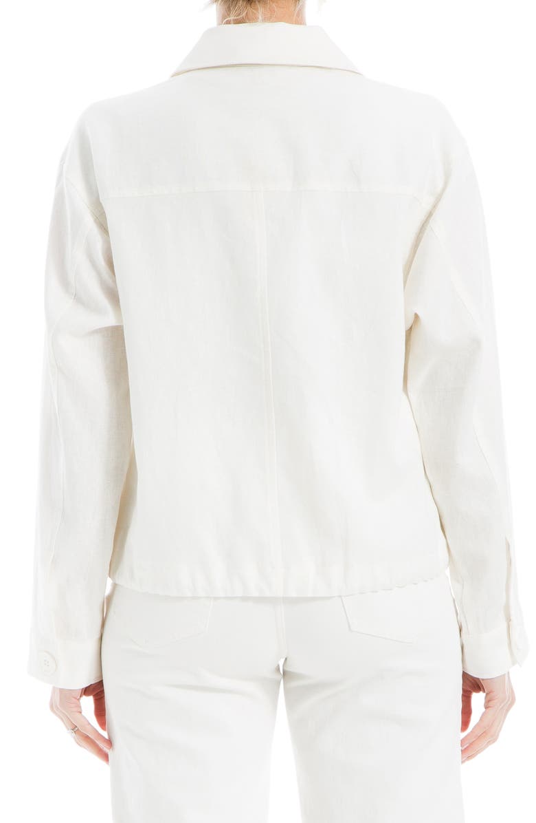 MAX STUDIO Linen & Cotton Utility Jacket, Alternate, color, 