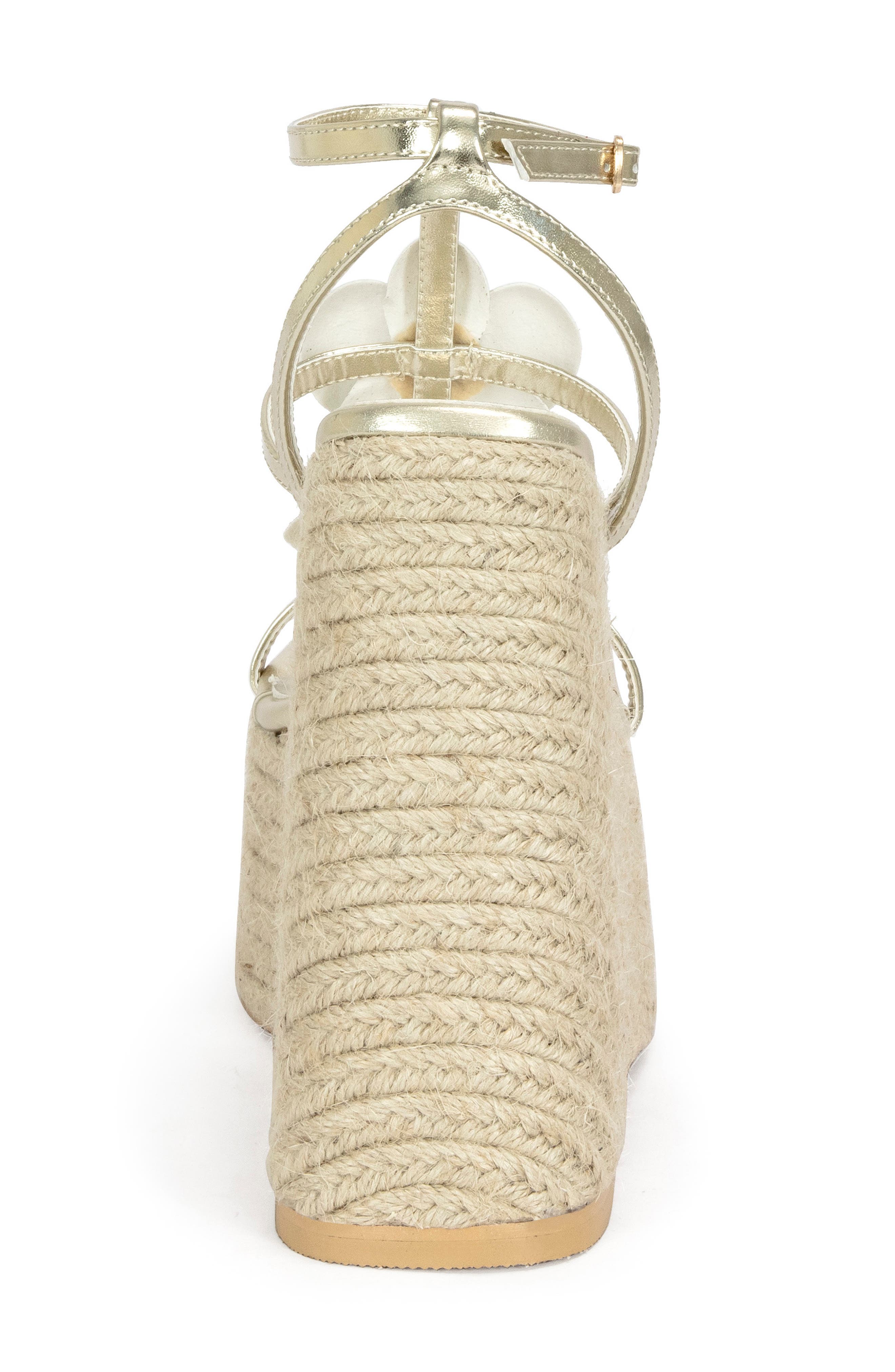 AZALEA WANG Barossa Espadrille Ankle Strap Platform Wedge Sandal, Alternate, color, 