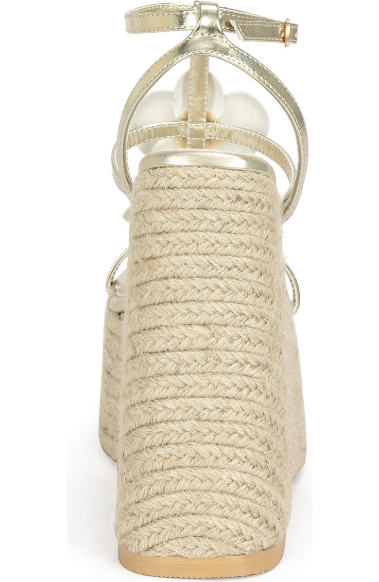 AZALEA WANG Barossa Espadrille Ankle Strap Platform Wedge Sandal, Alternate, color,