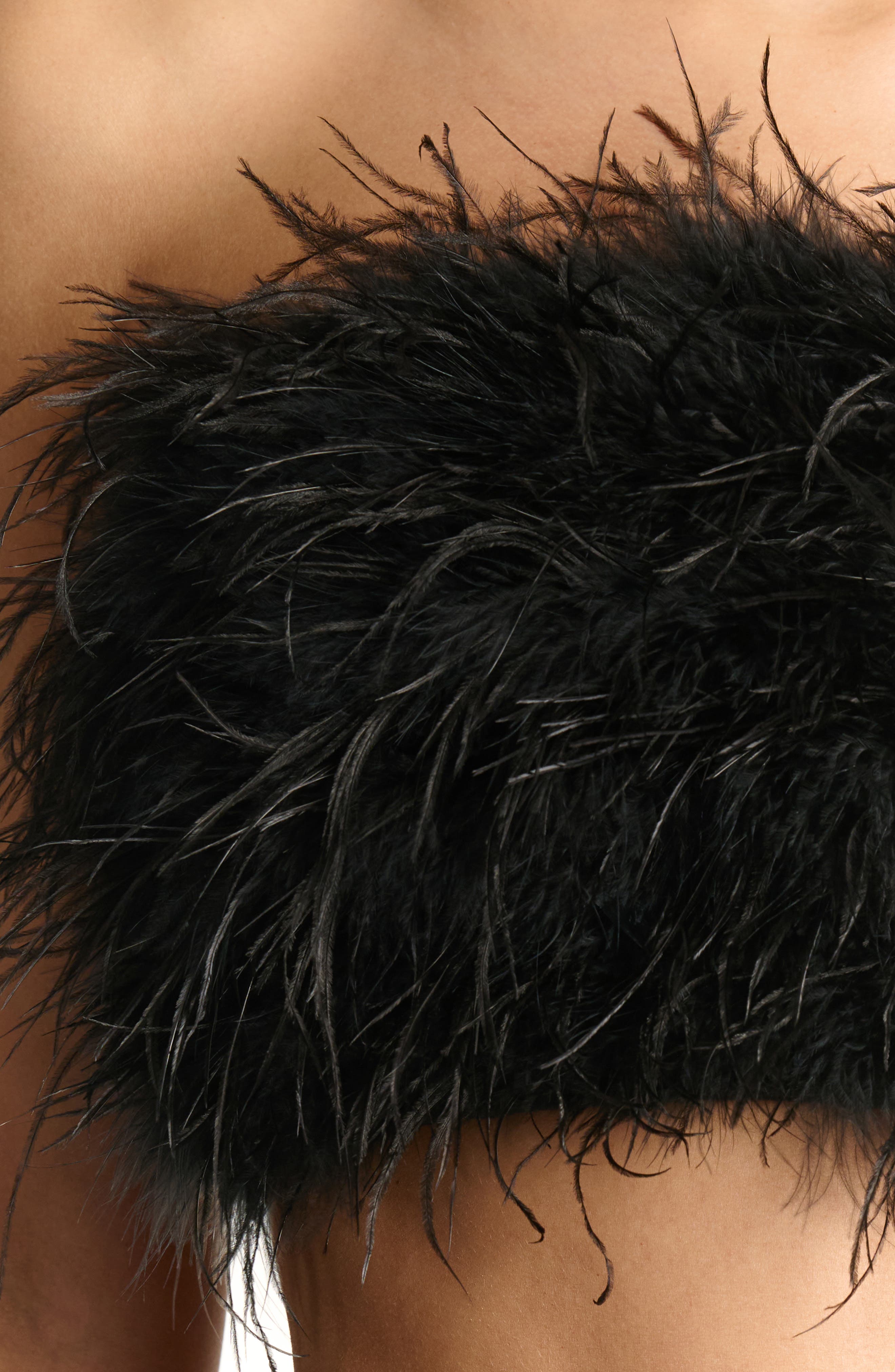 Naked Wardrobe Butter Feather Tube Top (Women) | Nordstrom