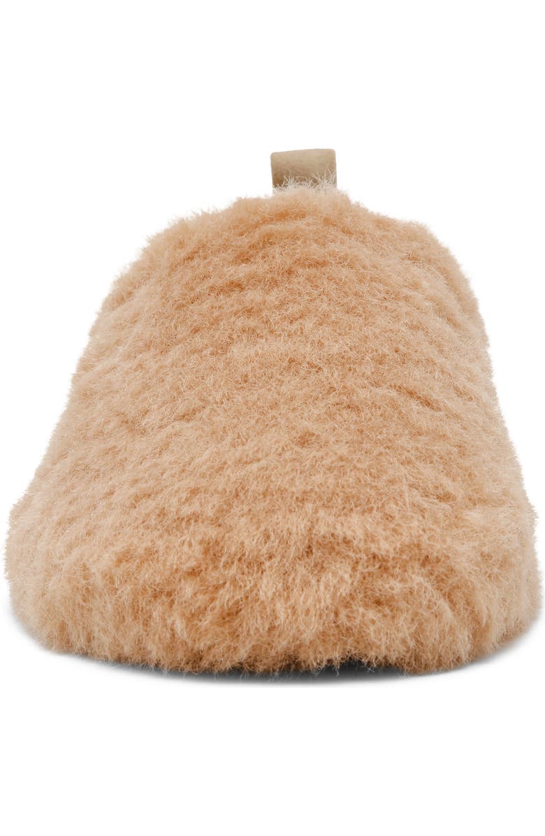 Steve Madden Mino Faux Fur Flat, Alternate, color, Tan Faux Fur