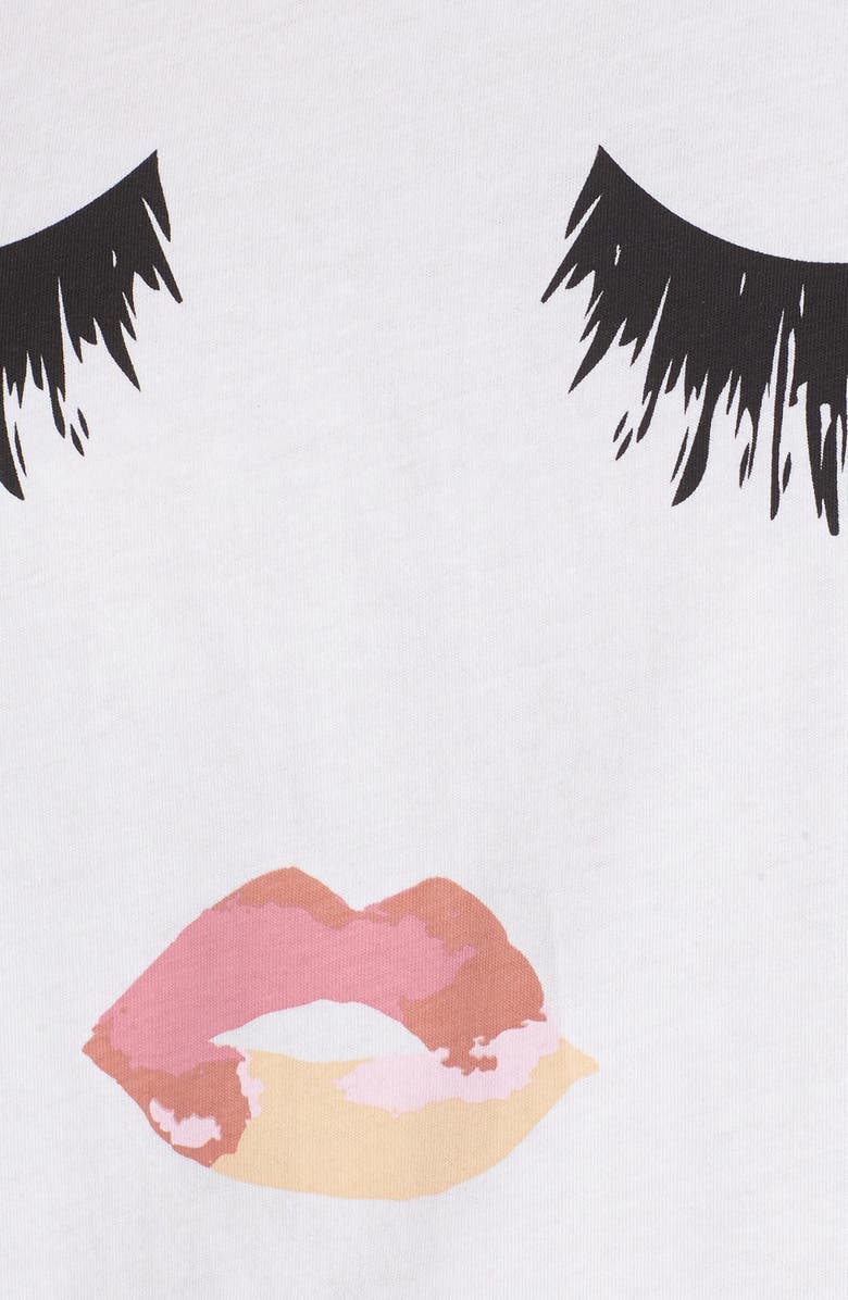 SINCERELY JULES 'Lips & Lashes' Graphic Tee, Alternate, color,