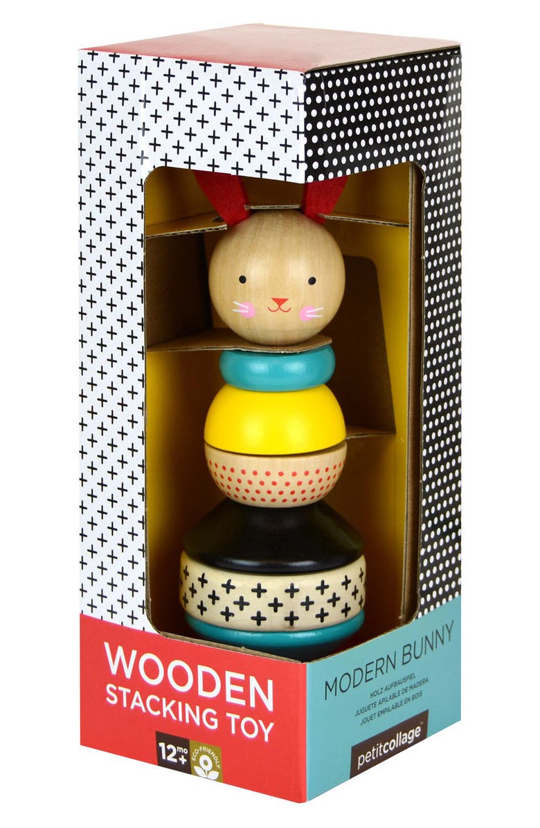 Wild & Wolf Wood Rabbit Stacking Toy, Alternate, color, 