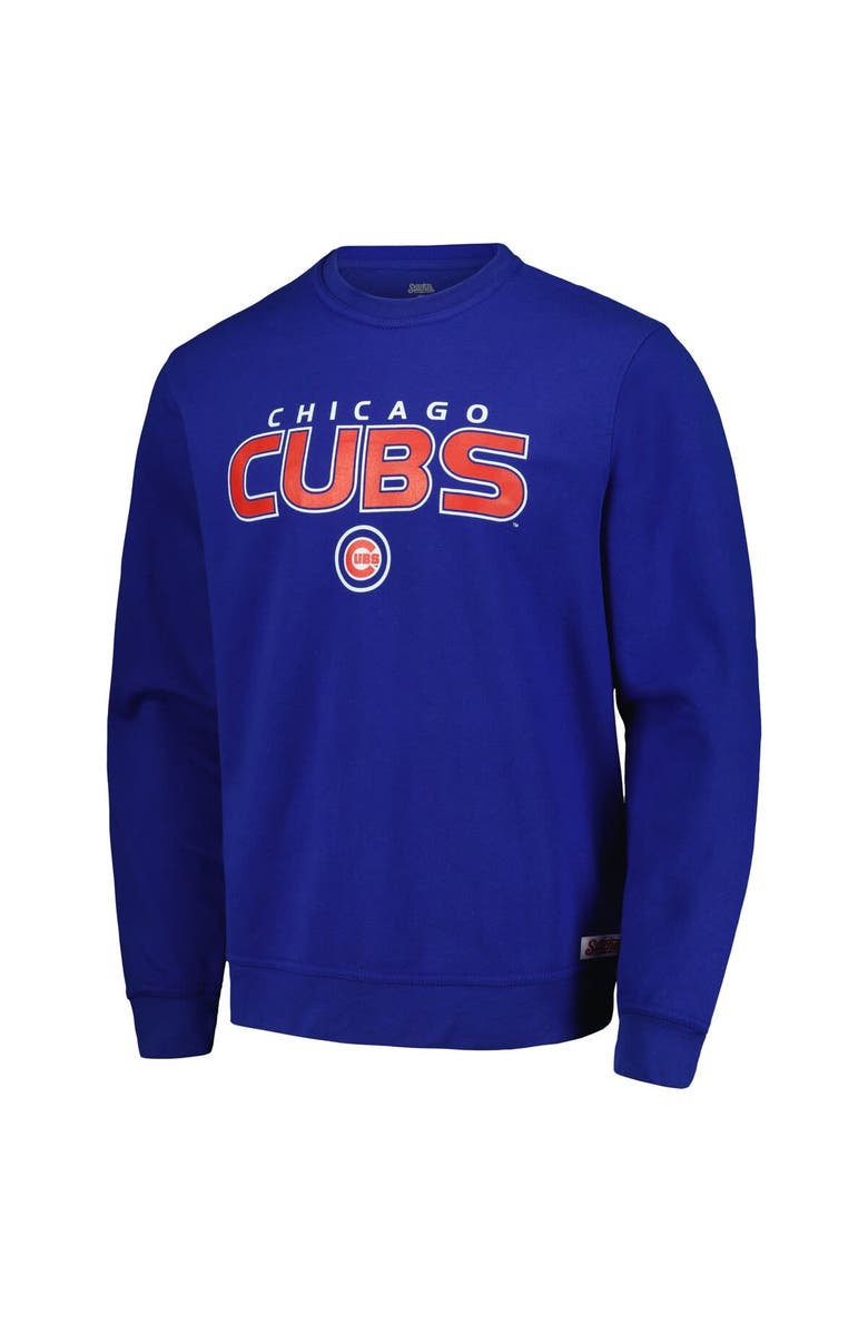 STITCHES Men's Stitches  Royal Chicago Cubs Pullover Sweatshirt, Alternate, color, 