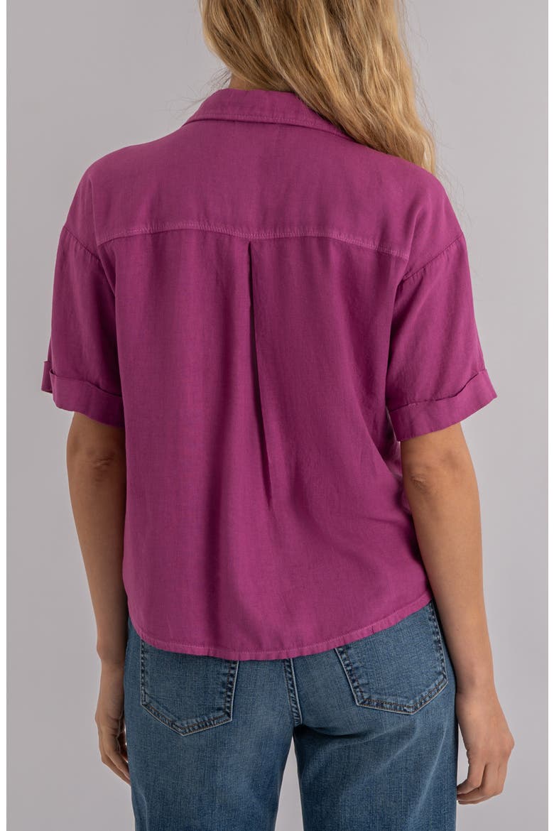 Brianna Boxy Shirt, Alternate, color, MAGENTA
