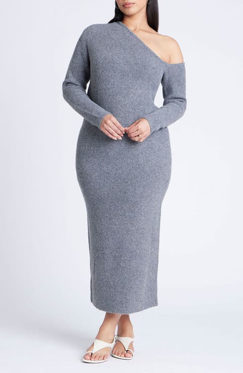 Off Shoulder Sweater Dress