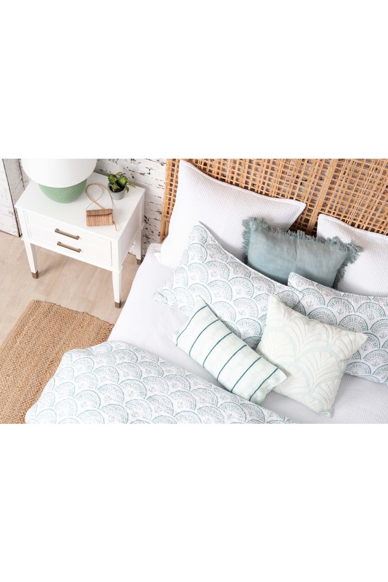 Halsey Scallop Full/Queen 3-Piece Quilt Bedding Set, Alternate, color, Blue