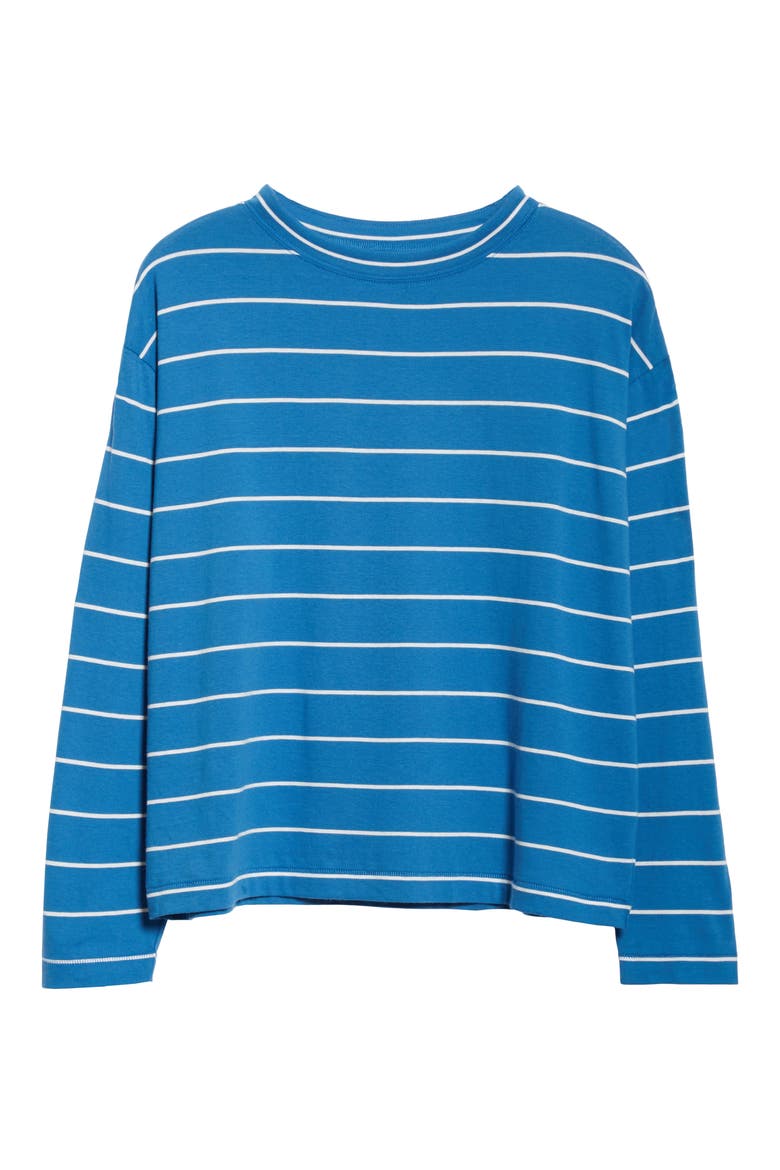 Type C Version 9 Stripe Long Sleeve Tee (Nordstrom Exclusive), Main, color, BLUE WHITE