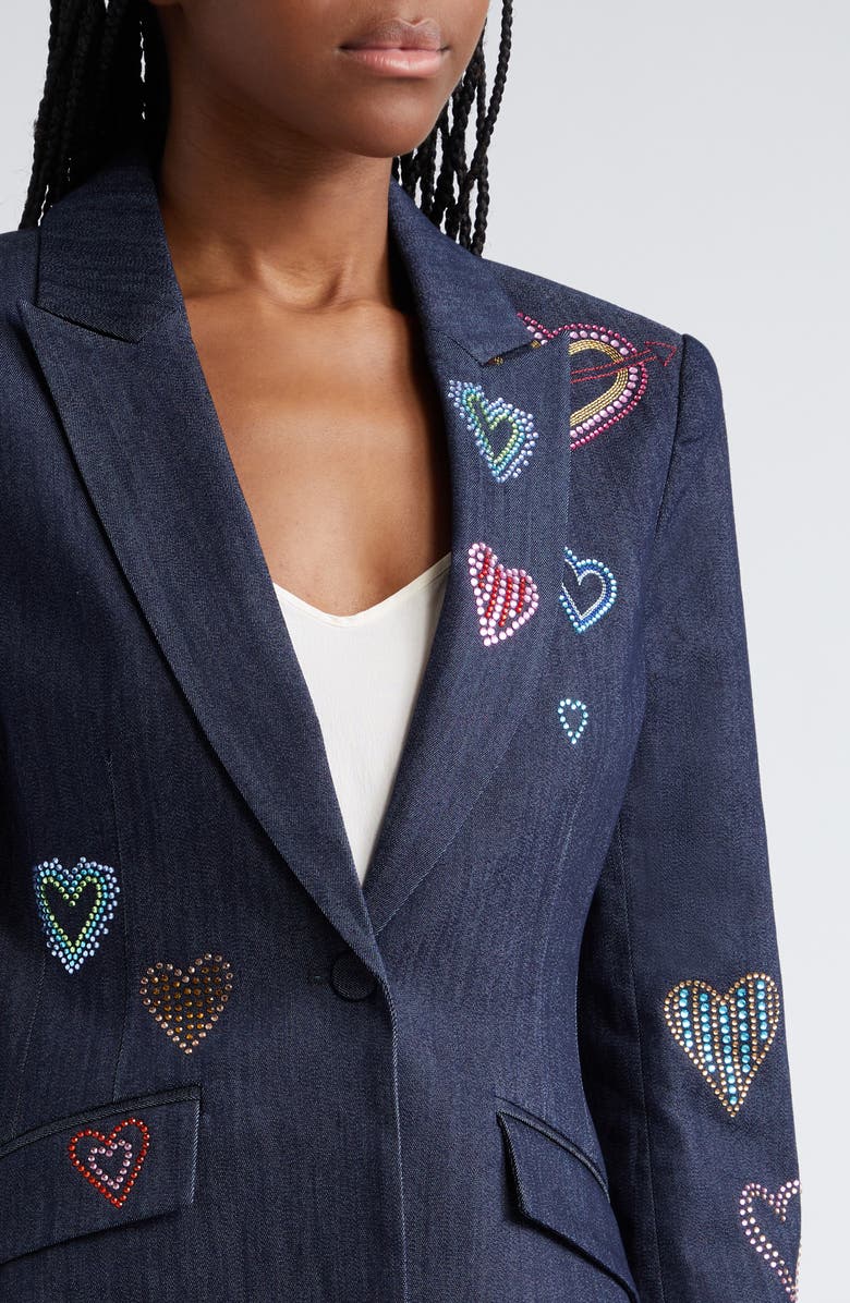 Cinq à Sept Cheyenne Denim Blazer, Alternate, color, 