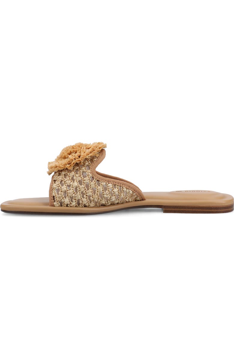 Birdies The Kiwi Pom Sandal, Alternate, color, Tan Openweave