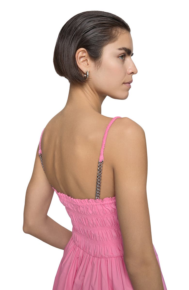 Rebecca Minkoff Fay Smocked Mini Sundress, Alternate, color, Ultra Pink