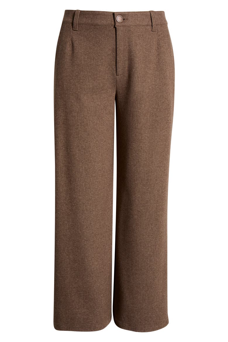 Whitney Skyrise Wide Leg Trousers, Alternate, color, SAND/ CACAO POWDER