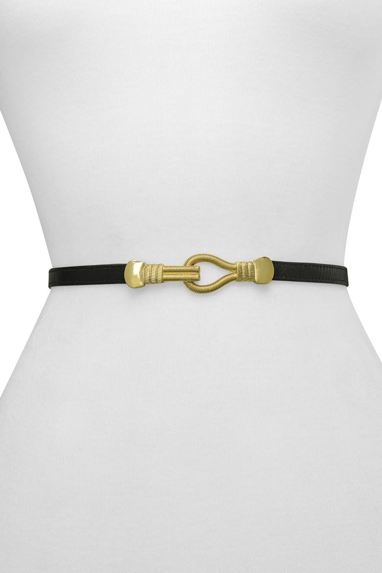 Sara Hook Belt, Main, color, BLACK