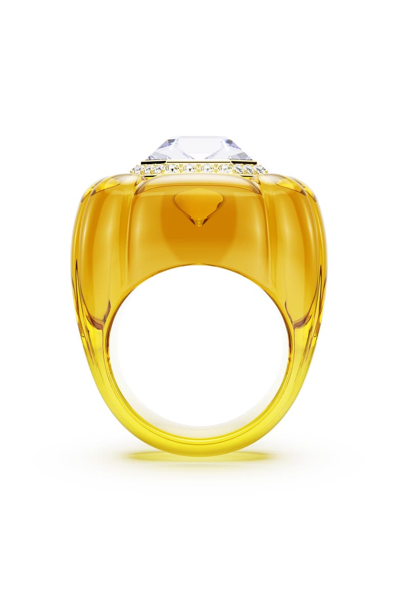 Dulcis Crystal Cocktail Ring, Alternate, color, YELLOW/ PURPLE