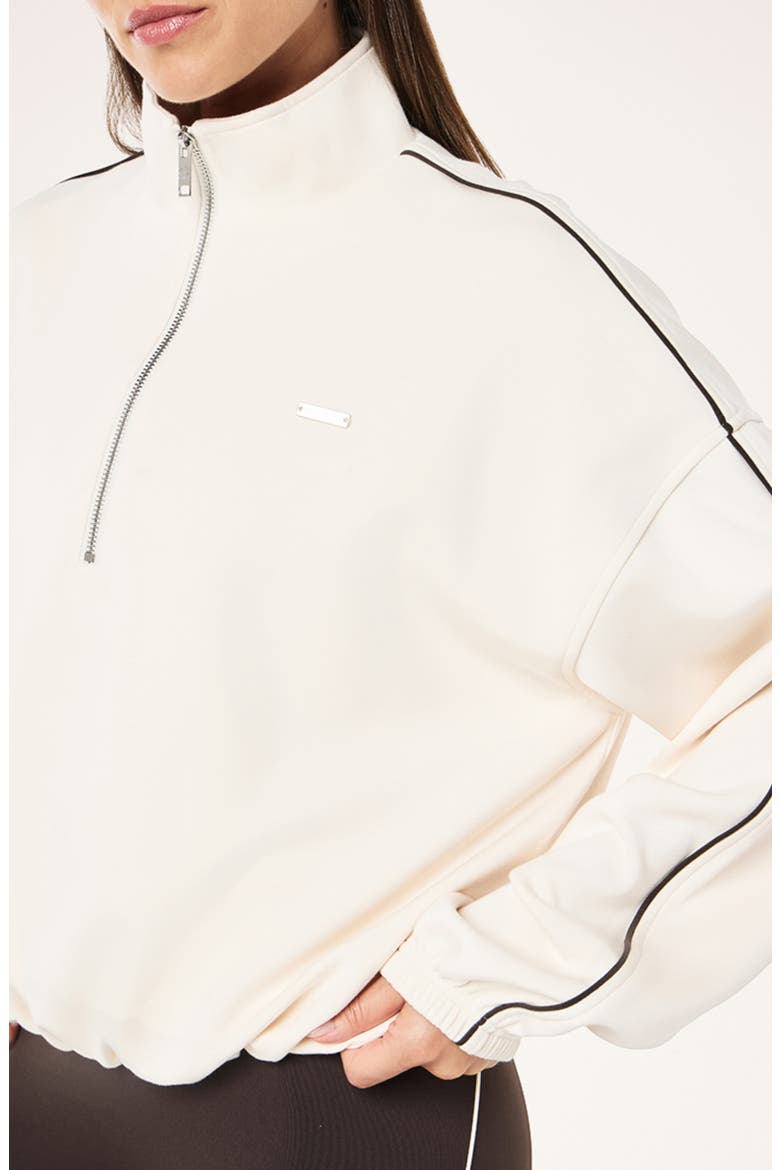 Precision Half Zip Top, Alternate, color, WHISPER WHITE