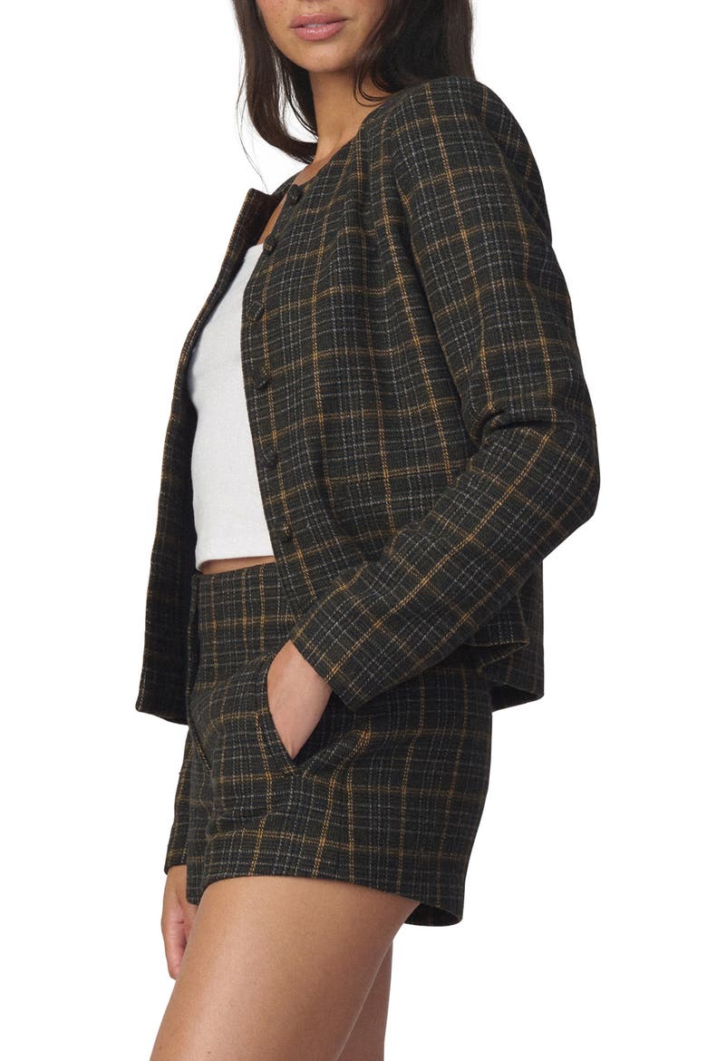 The Scottie Plaid Jacket, Alternate, color, MOSS MULTI PLAID