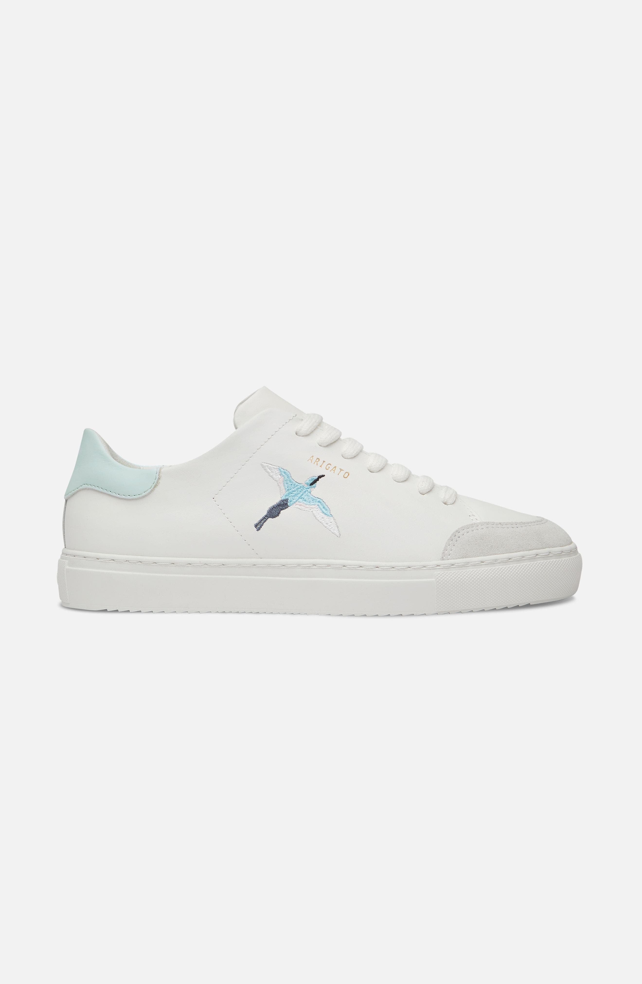 Clean 90 B Bird Sneaker - Women's, Alternate, color, White/Turquoise