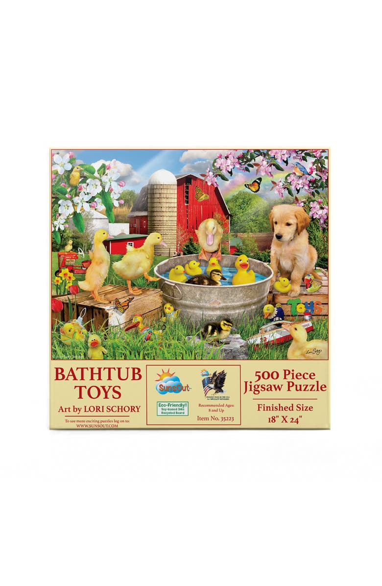 Sunsout Bathtub toys 500 piece Jigsaw Puzzle for Adults, Alternate, color, Multicolor