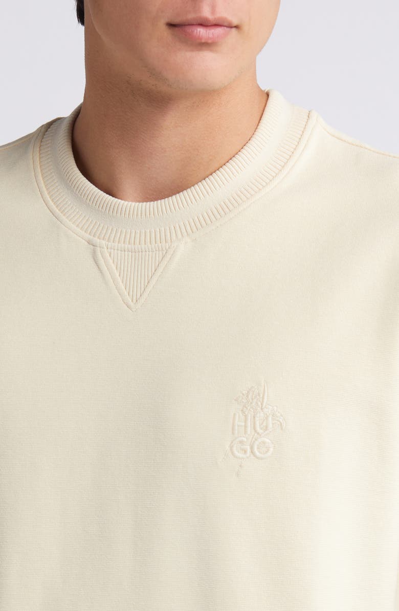 HUGO Dectaros Short Sleeve Sweatshirt, Alternate, color, 