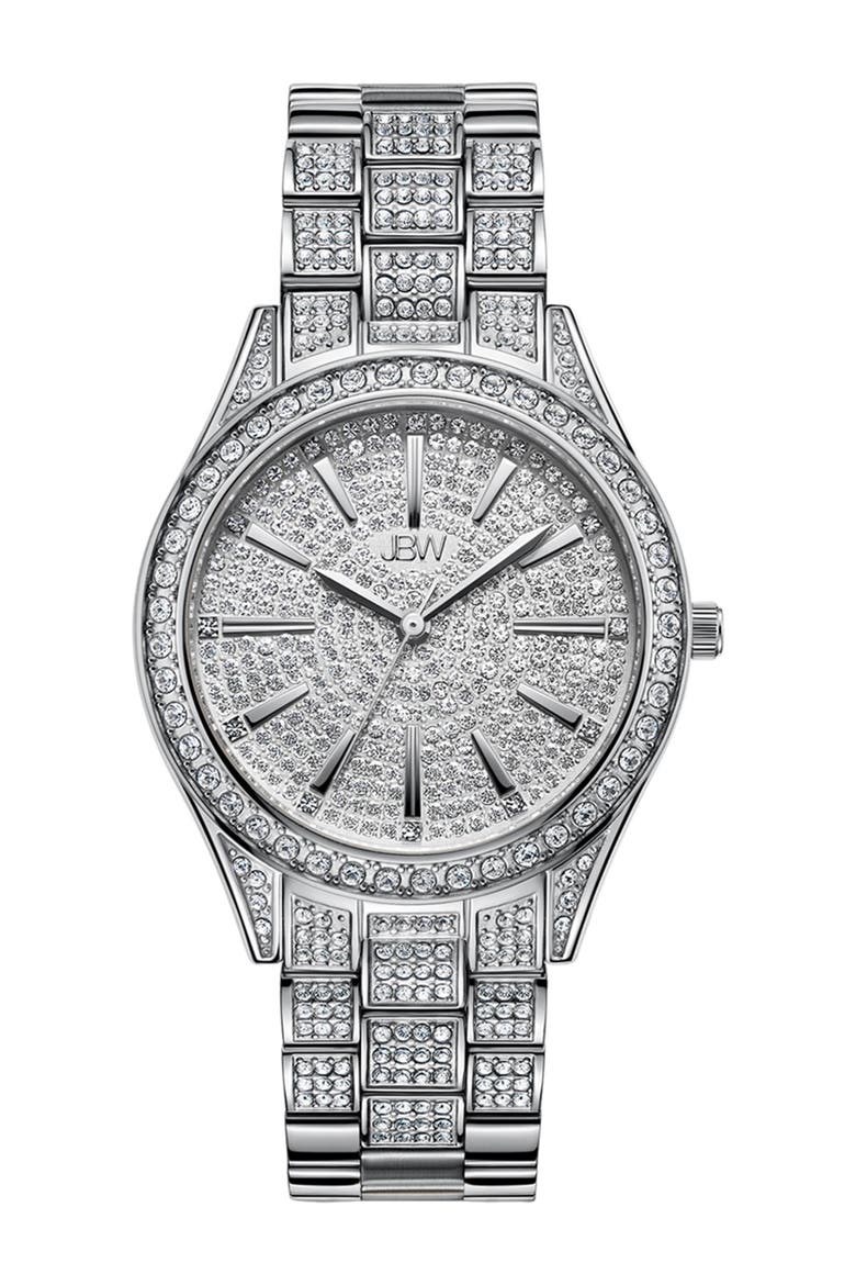 Cristal Diamond Bracelet Watch, 34mm, Main, color, SILVER