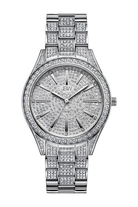 Cristal Diamond Bracelet Watch, 34mm