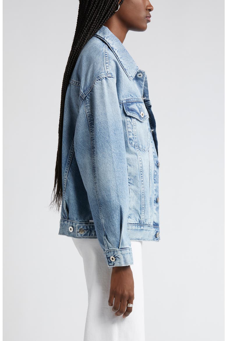Hunter Denim Jacket, Alternate, color, INTUITION
