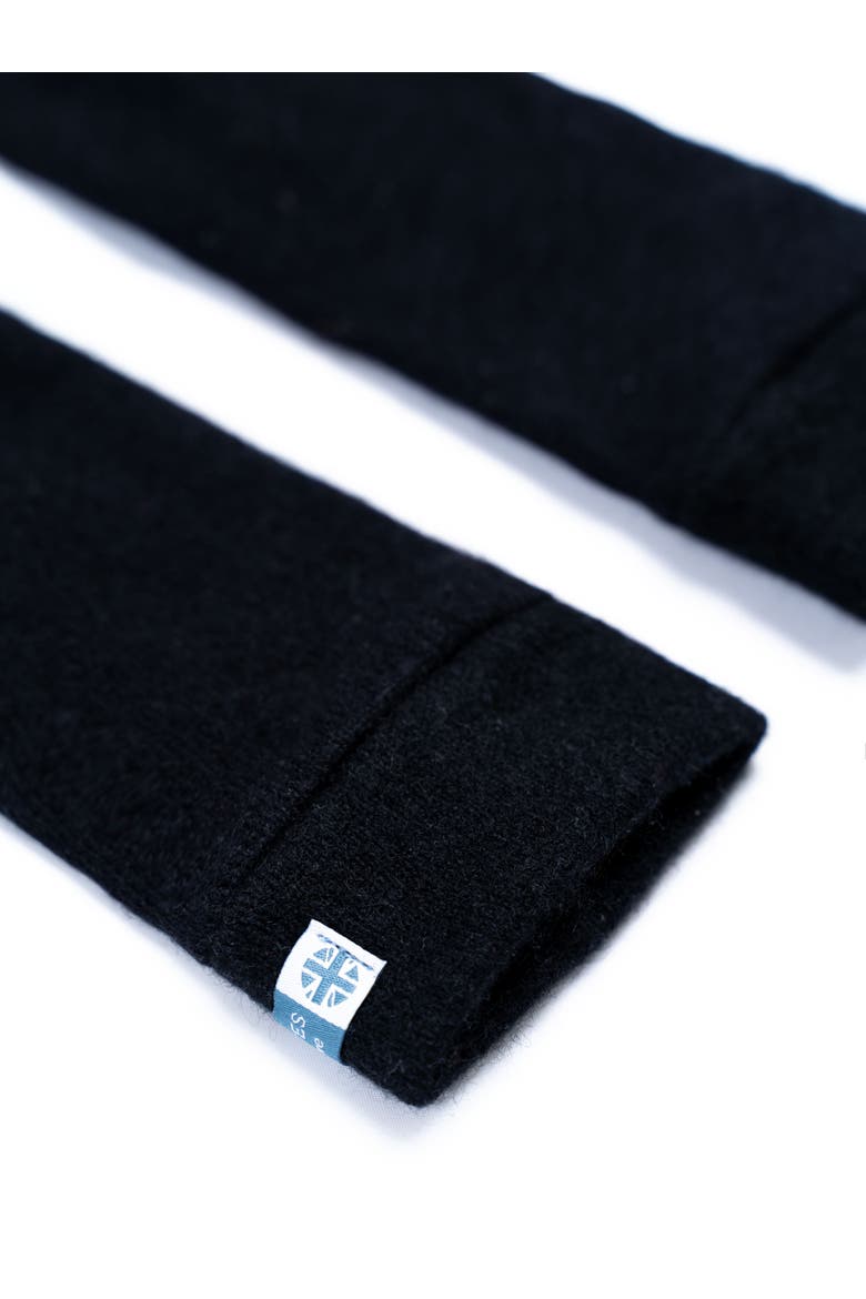 Beanie And Glove Cashmere Bundle, Alternate, color, Black