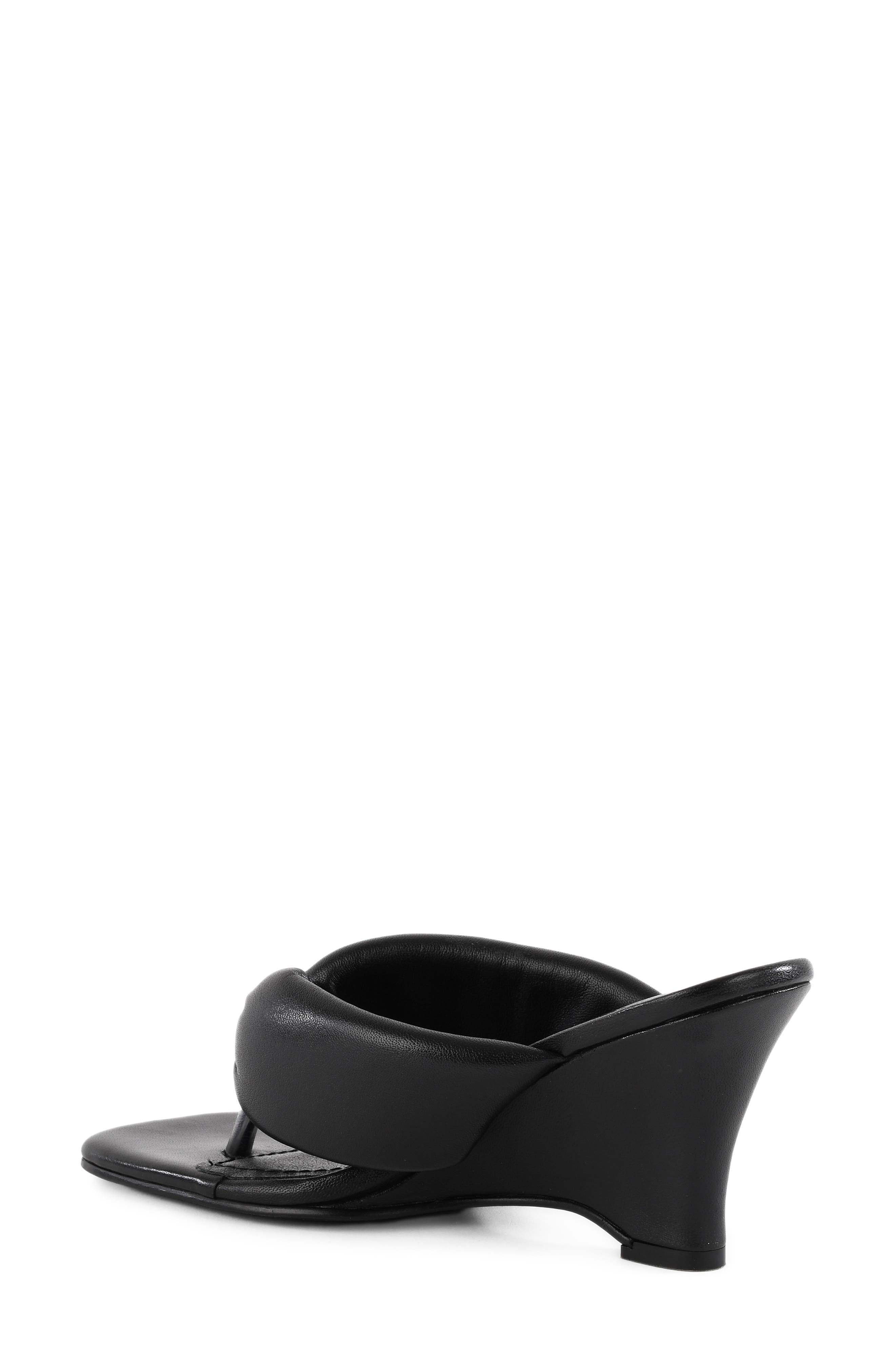 Seychelles Wishing Well Wedge Flip Flop, Alternate, color, Black