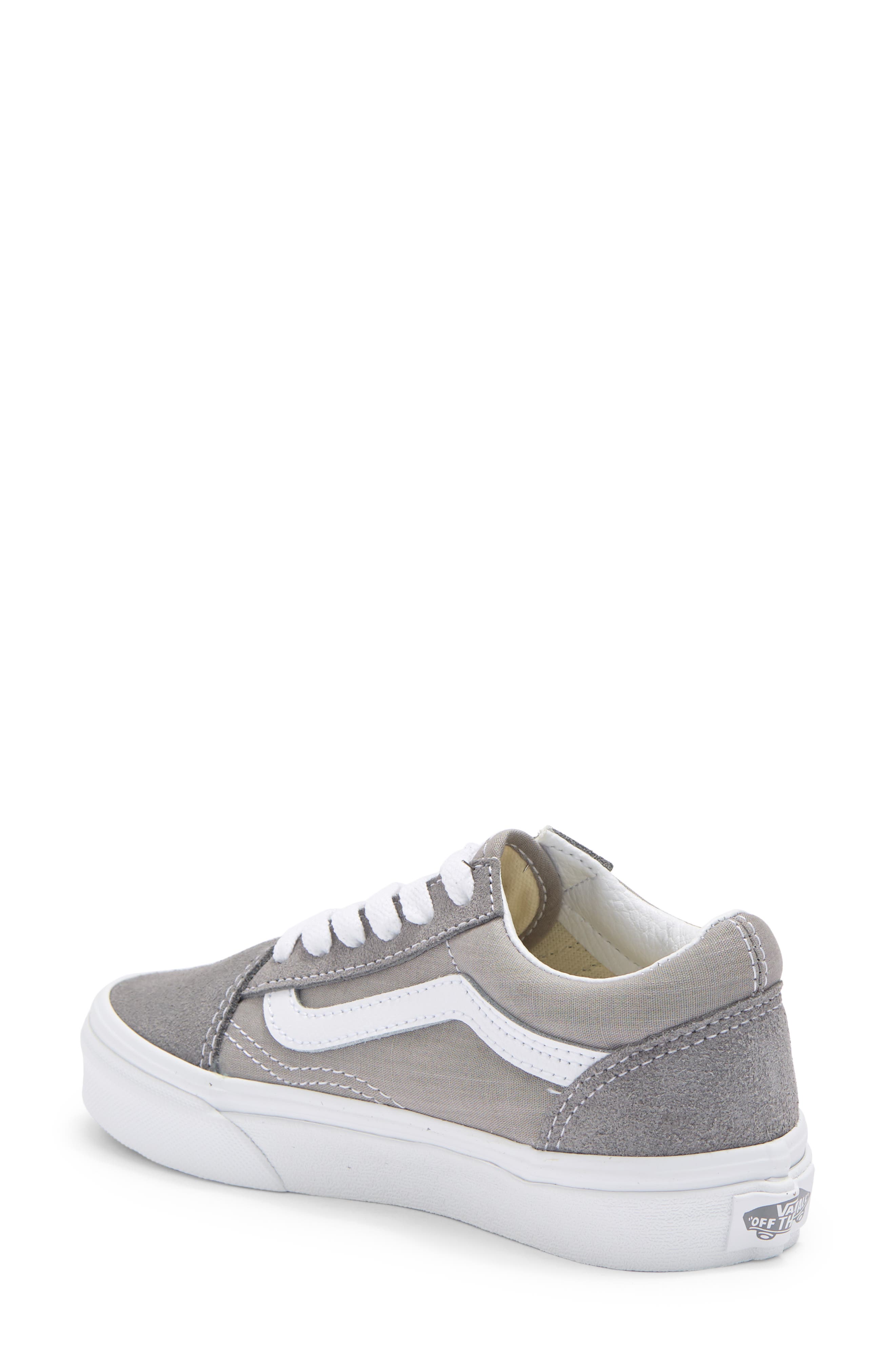 Kids' Old Skool Sneaker, Alternate, color, SUEDE GREY CHAMBRAY