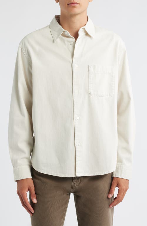 Frame Modern Button-up Shirt In White