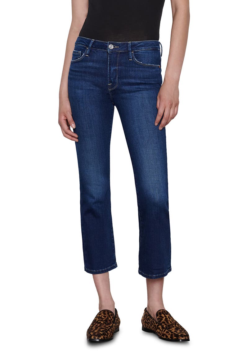 Le Crop Mini Boot (Bio)degradable Organic Cotton Jeans, Main, color, TERRE