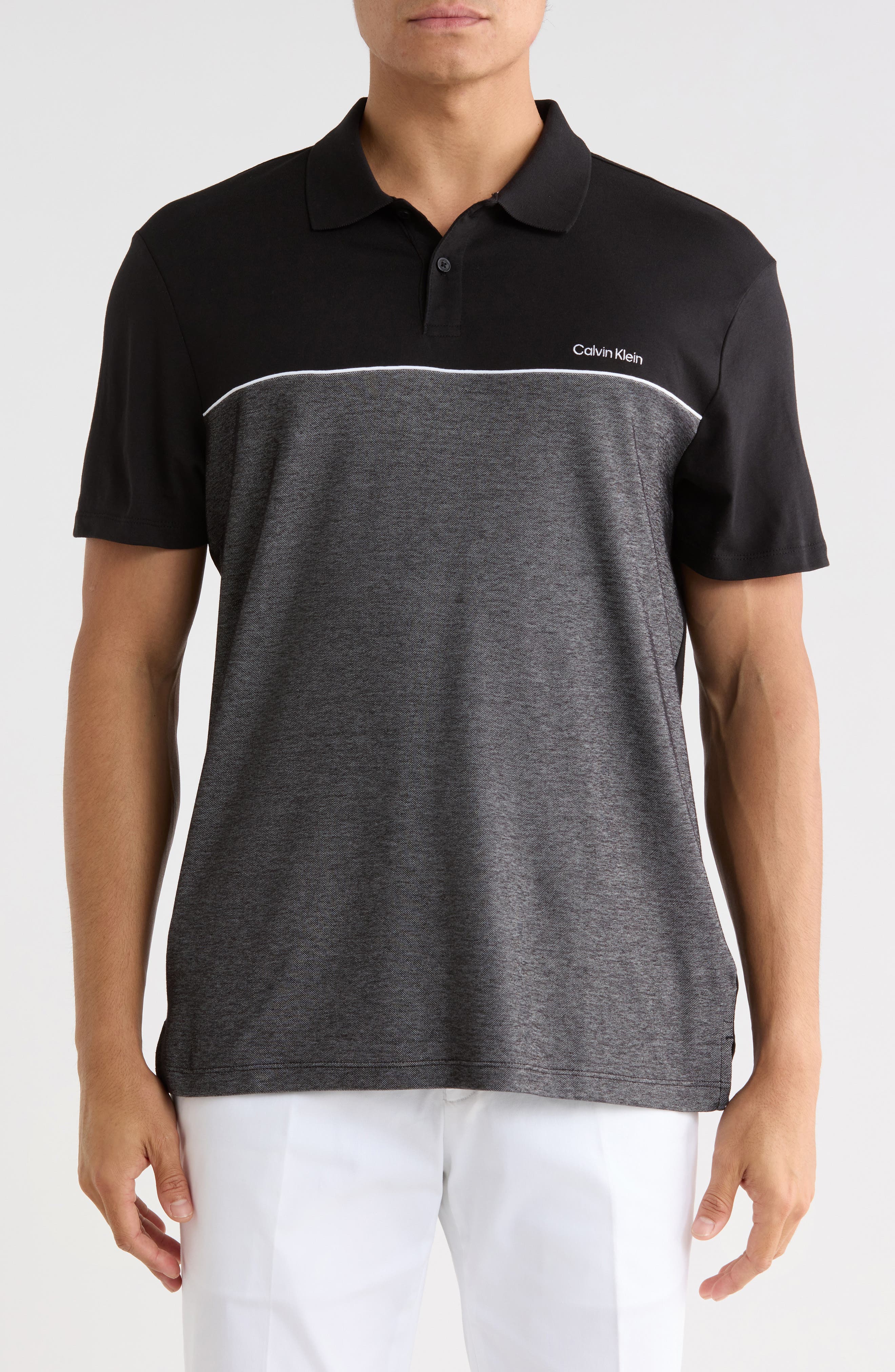 Colorblock Short Sleeve Polo