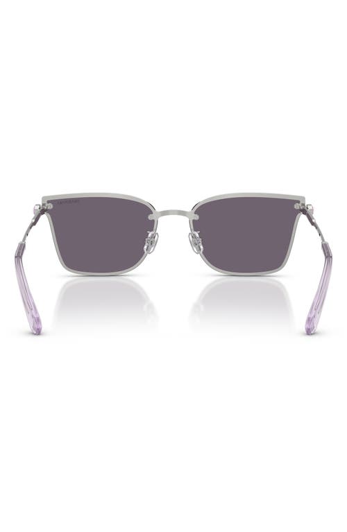 Swarovski 62mm Irregular Sunglasses
