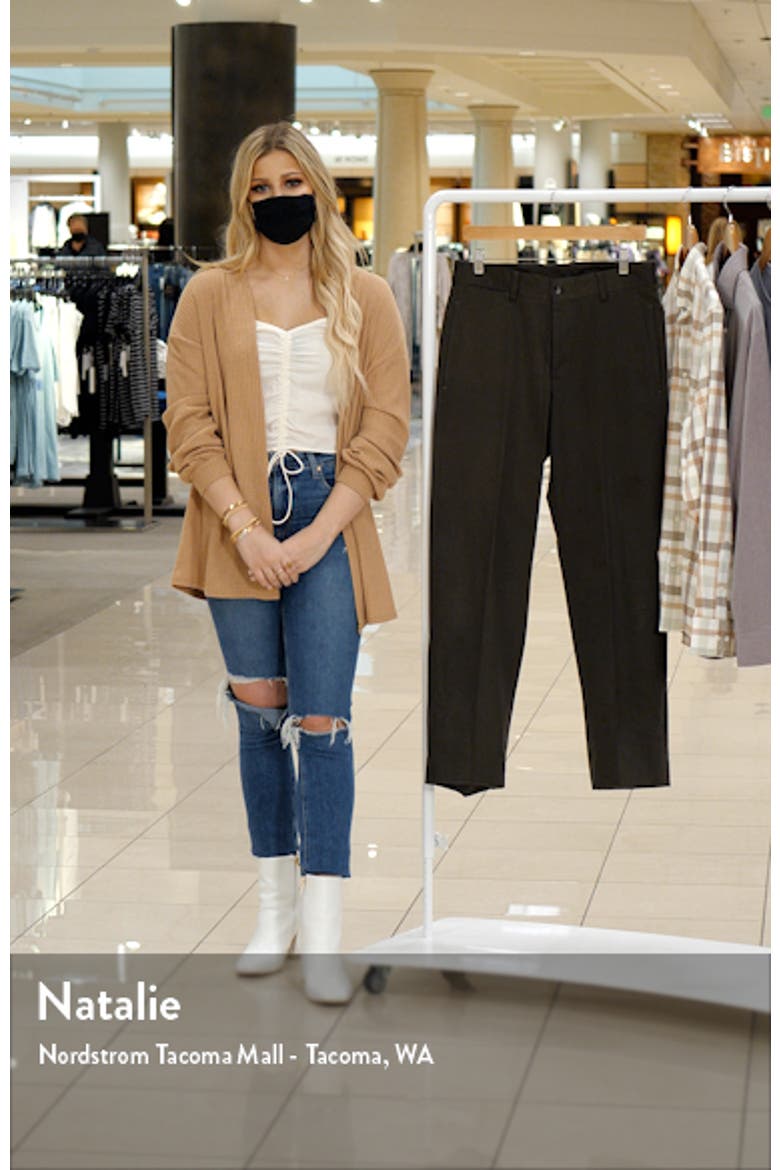 Charleston Khakis Flat Front Stretch Sateen Pants video