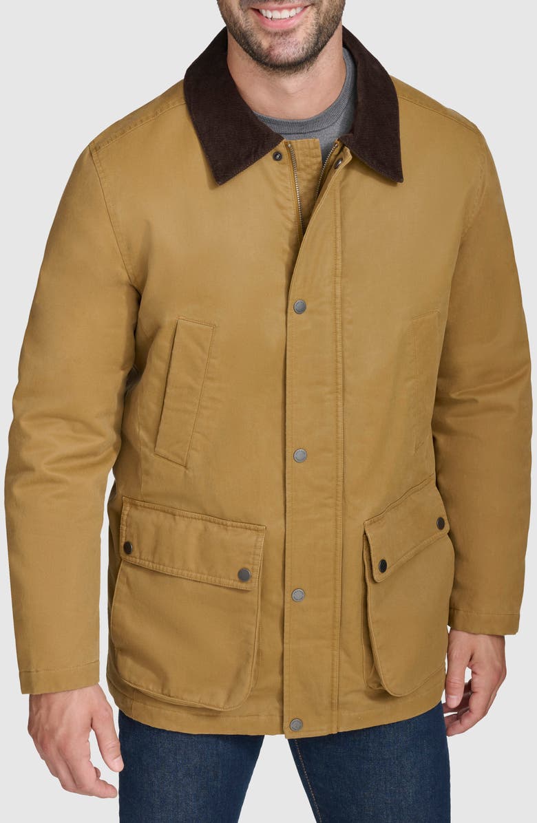 Cole Haan Hunting Jacket, Main, color, Khaki