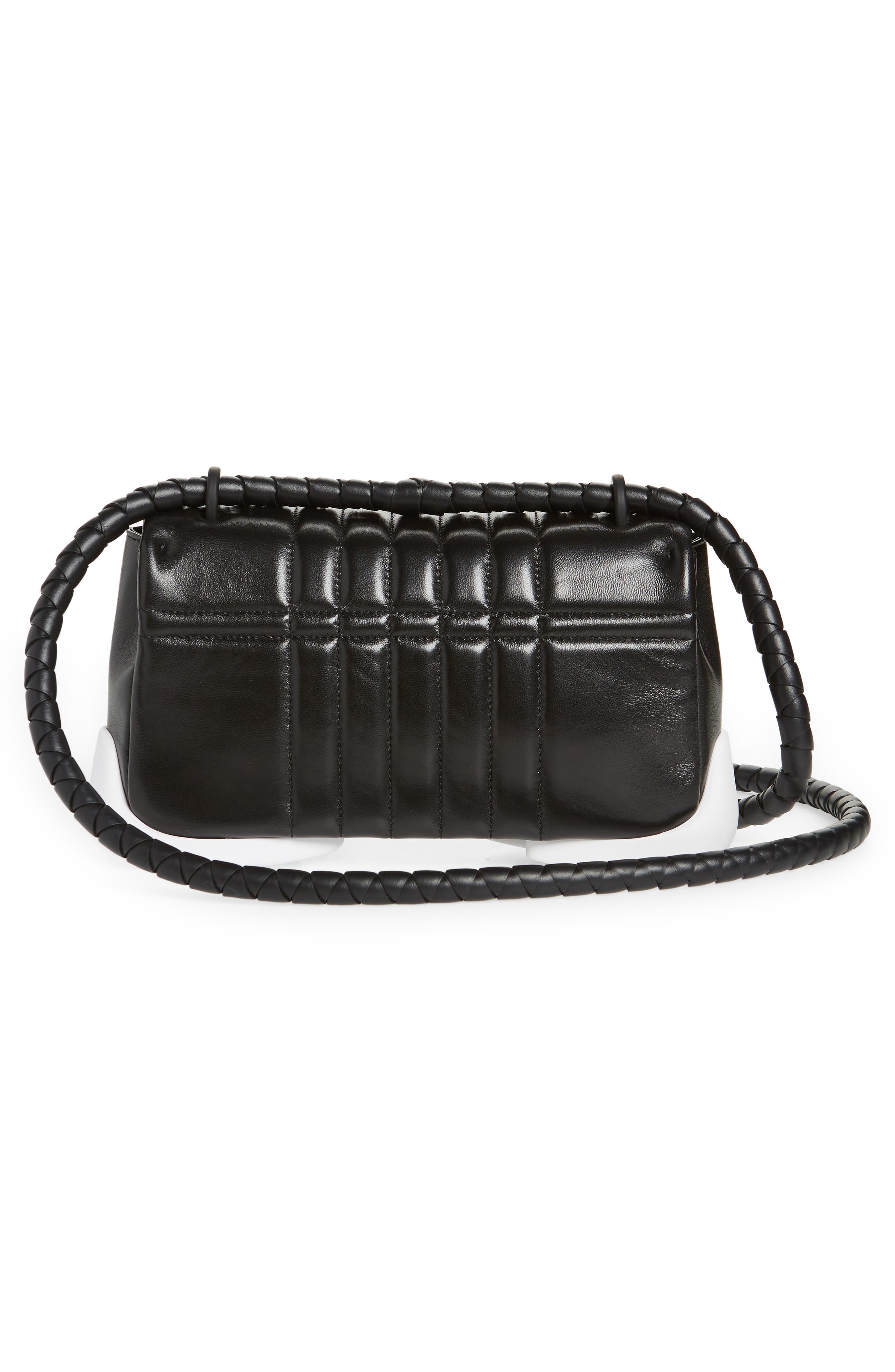 Burberry Lola Hoof Quilted Leather Shoulder Bag, Alternate, color, 