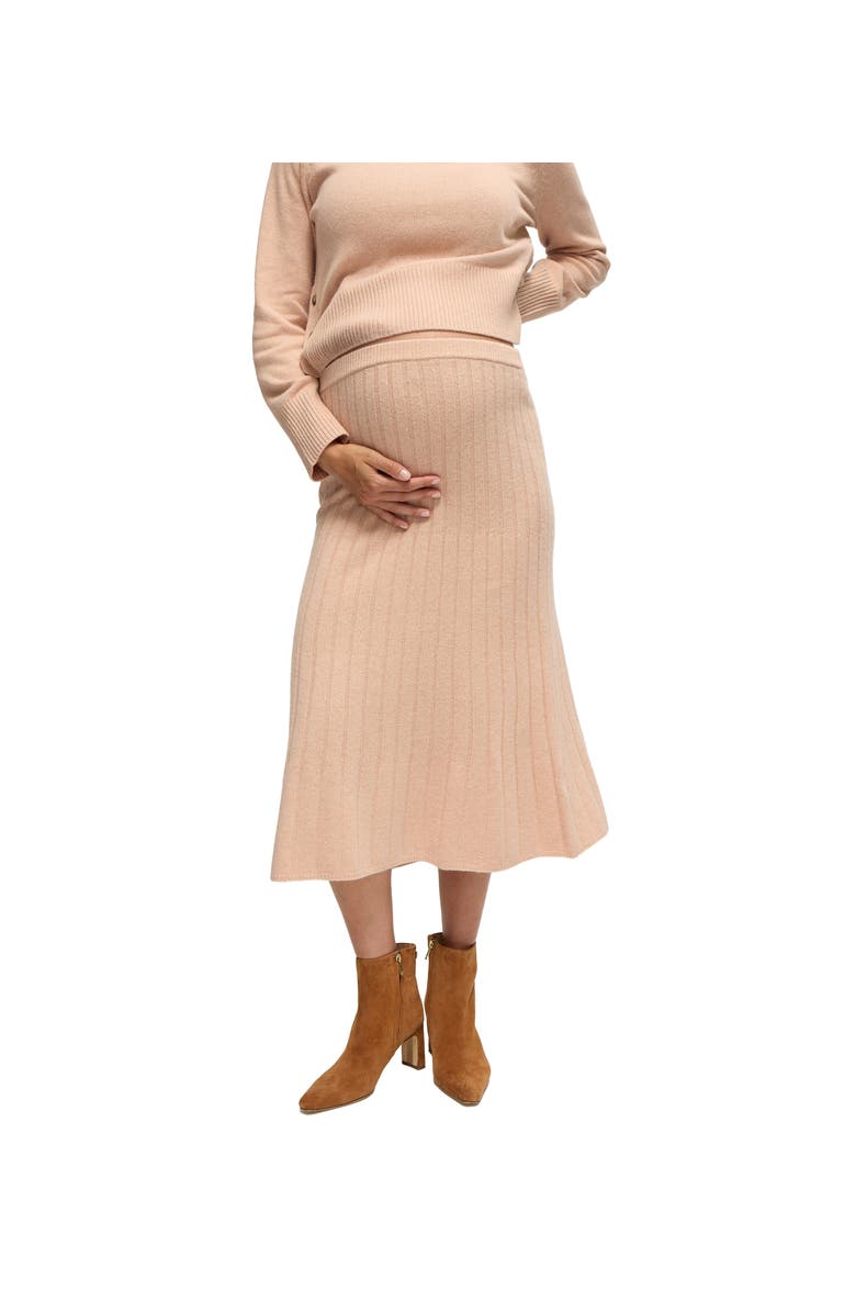 Ingrid & Isabel Maternity Sweater Rib Knit Skirt, Alternate, color, Pink