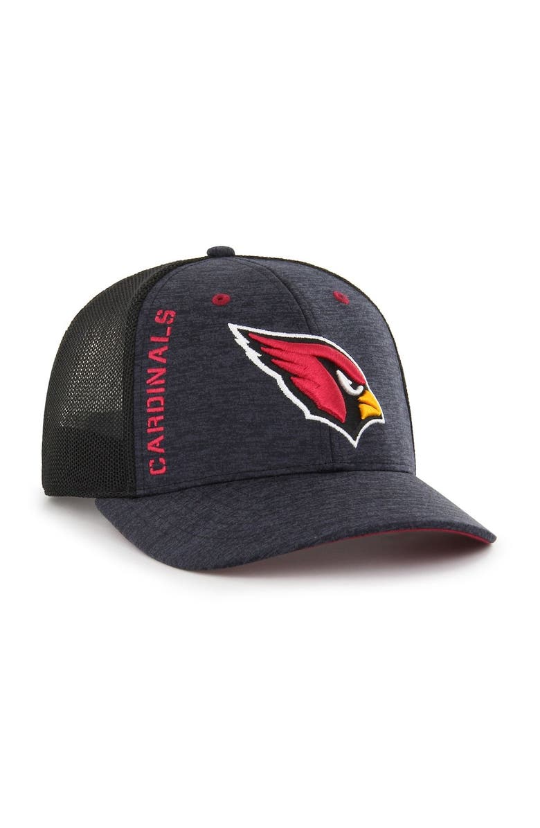 '47 Men's '47 Black Arizona Cardinals Pixelation Trophy Flex Hat, Alternate, color,